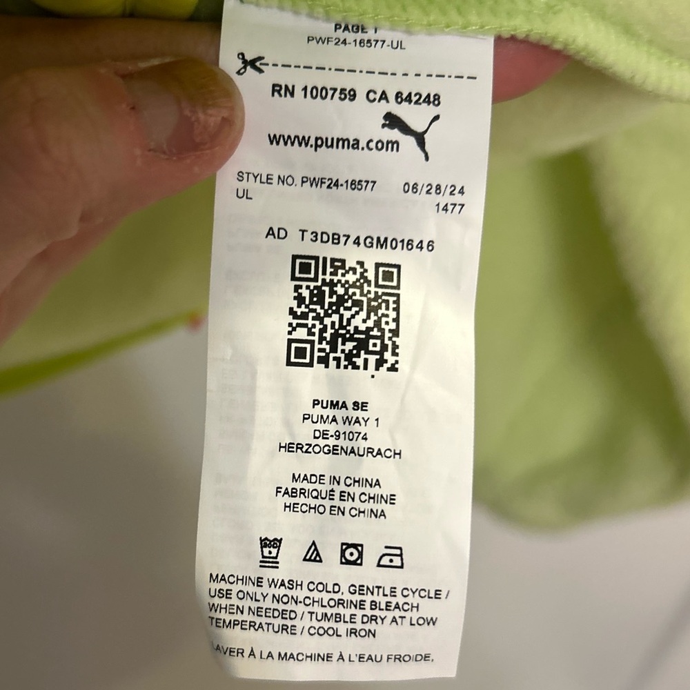 NWT Puma Sherpa Jacket with Woven Pocket - Picture 8 of 13